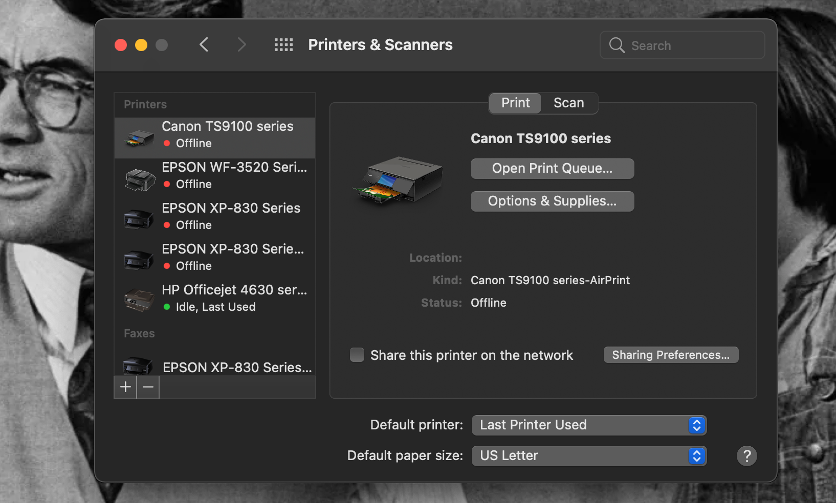 Printers and Scanners settings on Mac - Come stampare fronte-retro su un Mac