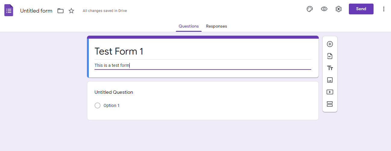 Renaming The Google Form