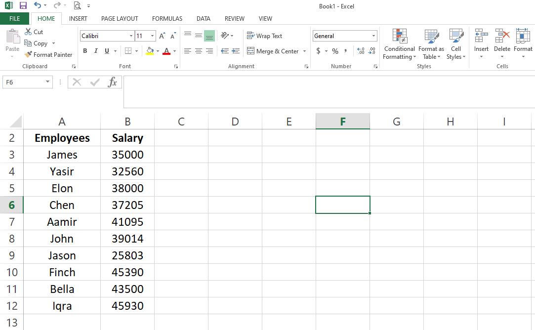 Sample Data To Be Transposed