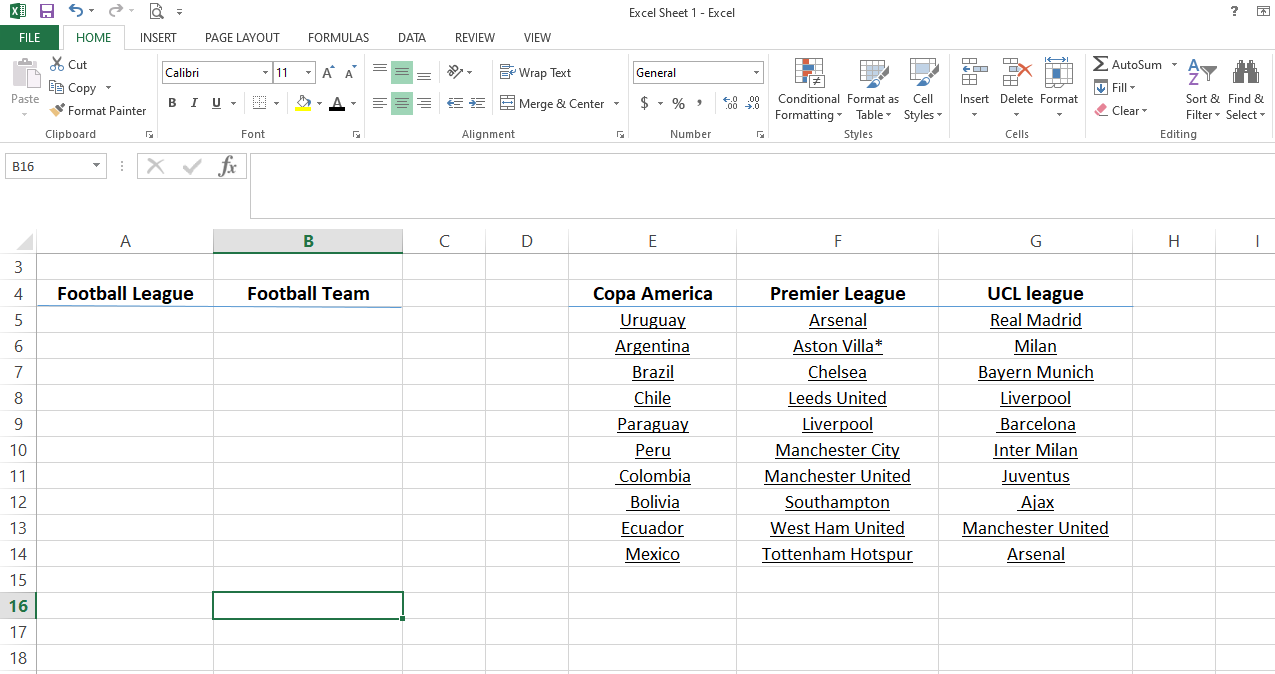 microsoft excel drop down lists