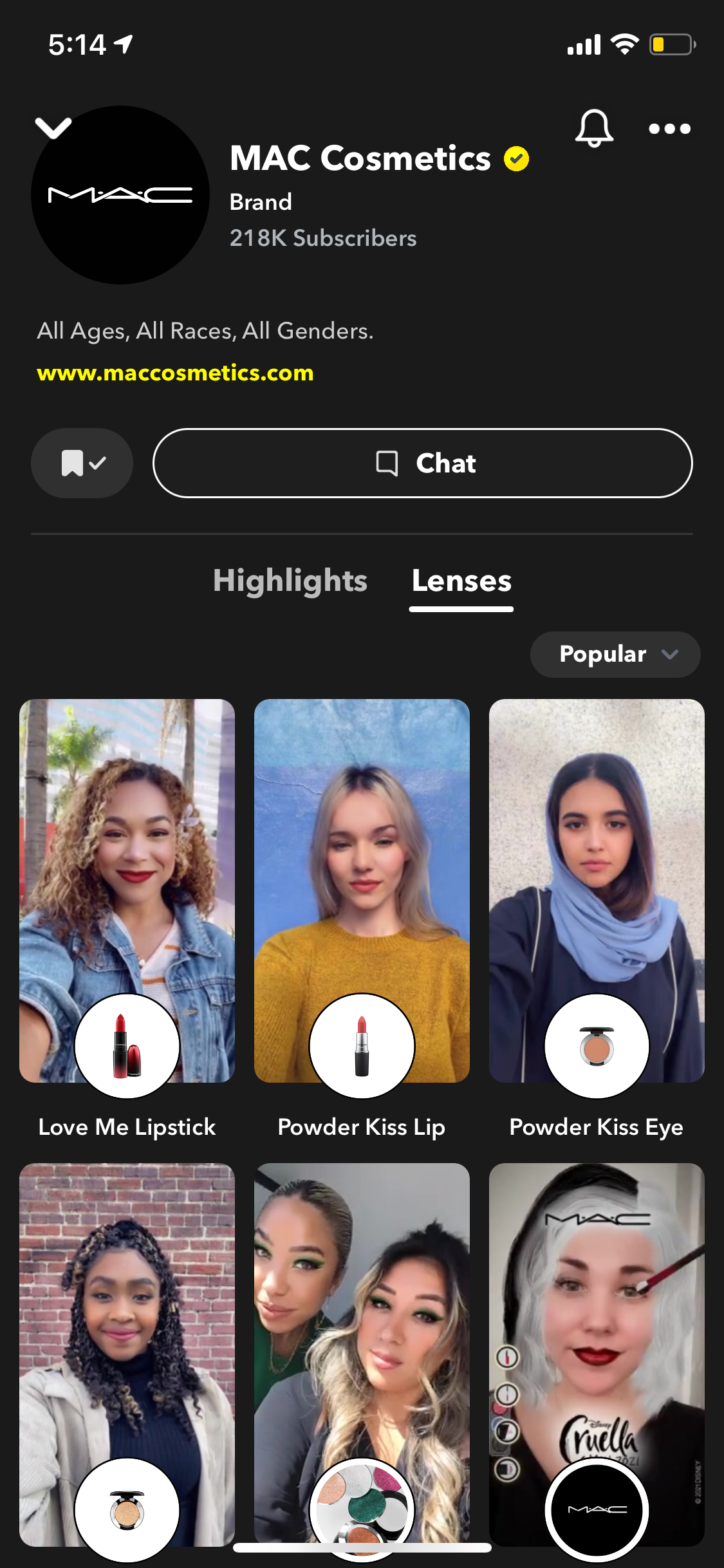 ar lenses for shopping on snapchat