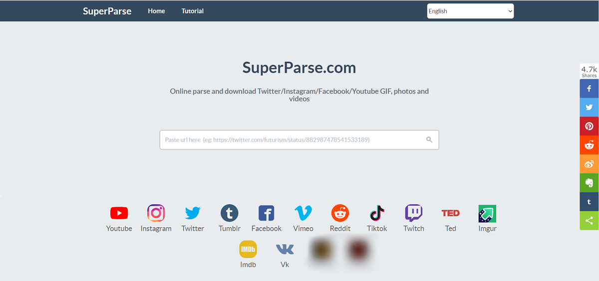 دانلود کننده ویدیو SuperParse.com