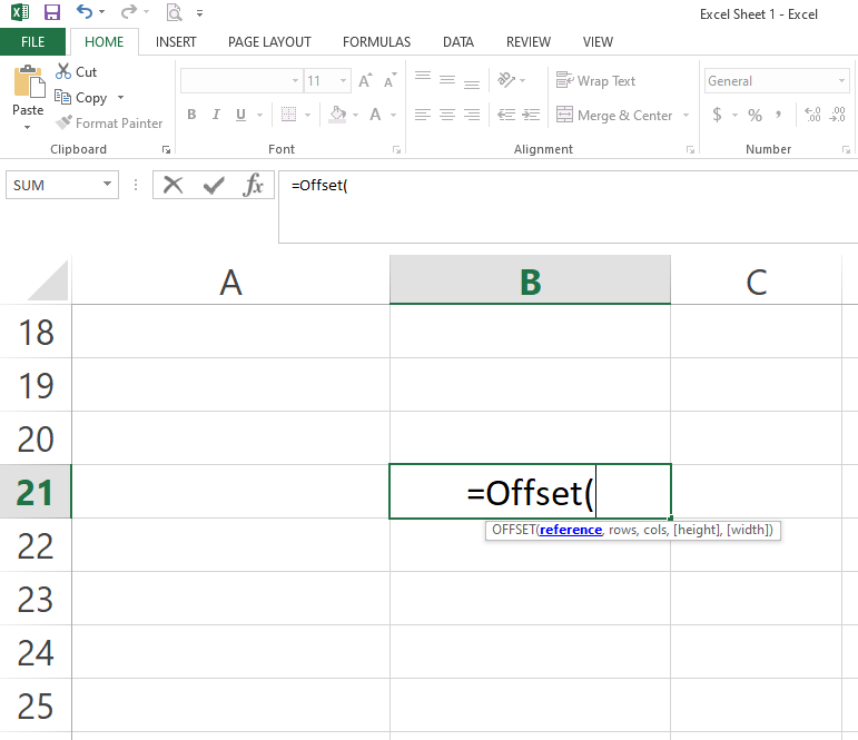 Syntax-of-Offset-Function