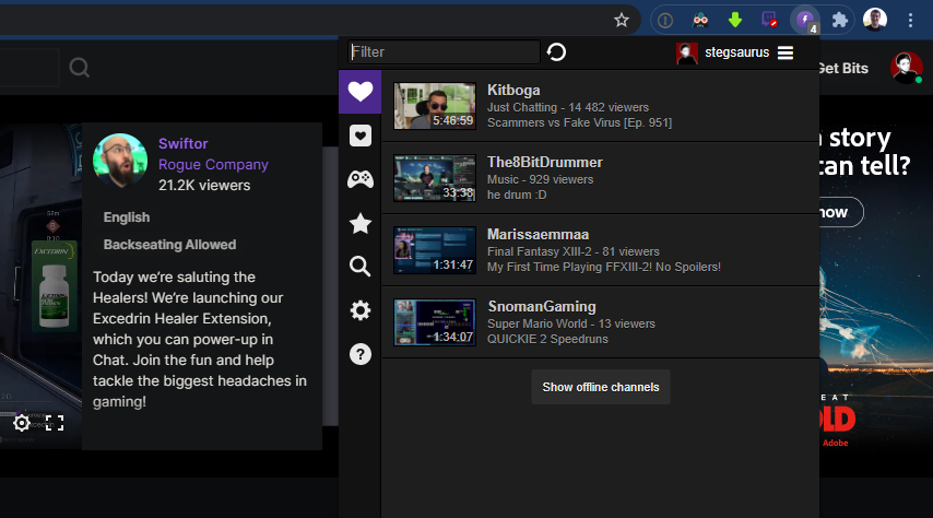 5 Essential Google Chrome Extensions For Twitch Users 5 Essential Google Chrome Extensions For Twitch Users