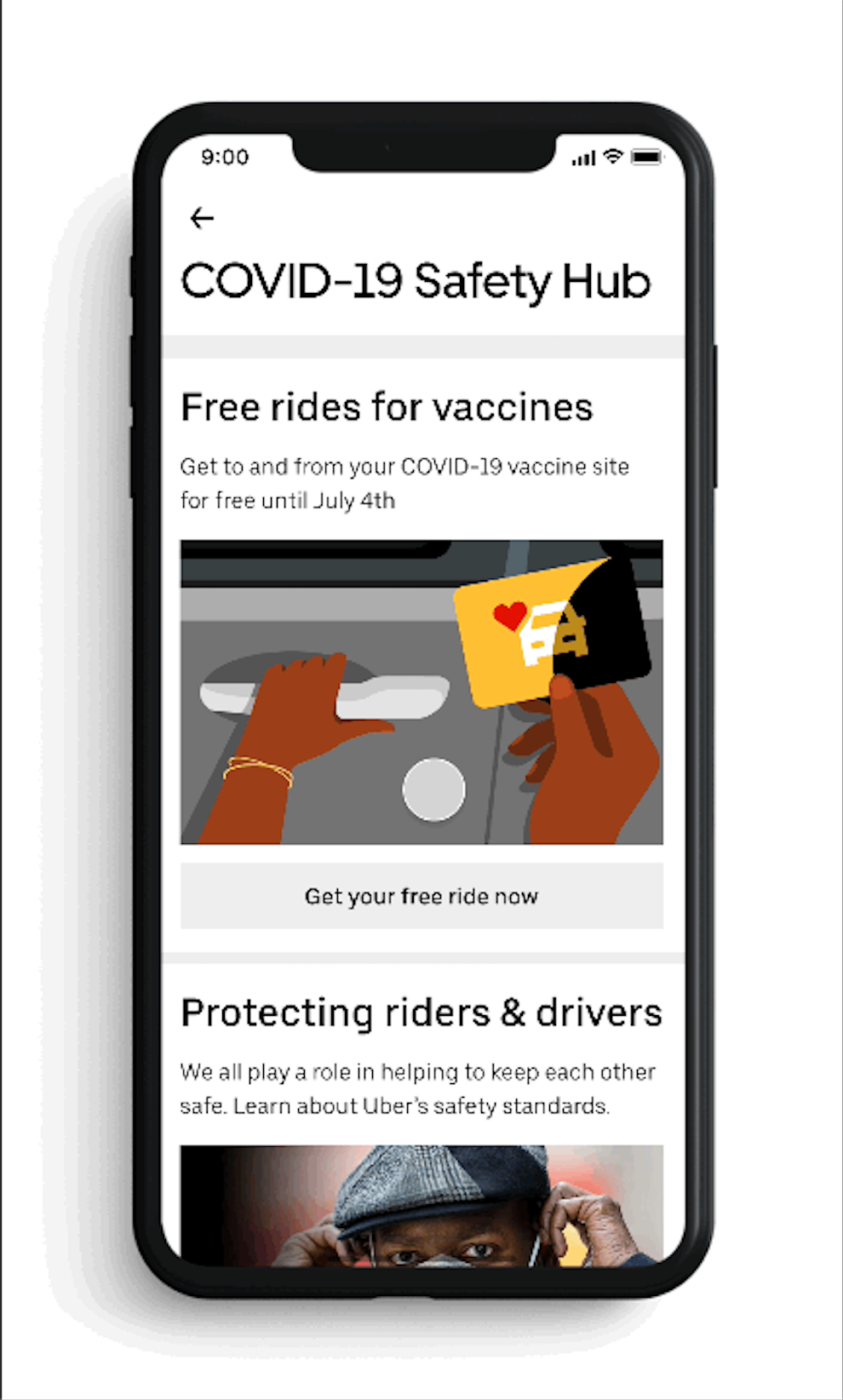 You Can Now Get Free Uber Rides to Vaccination Centers