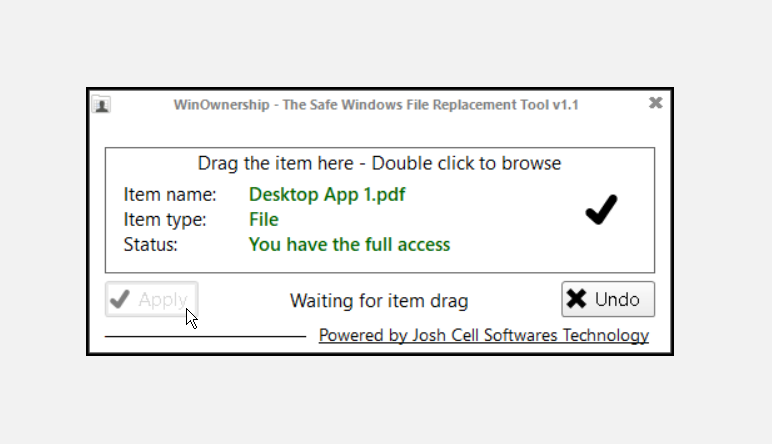 WinOwnership - Prendi la proprietà di file e cartelle di Windows 10 con questi 6 strumenti
