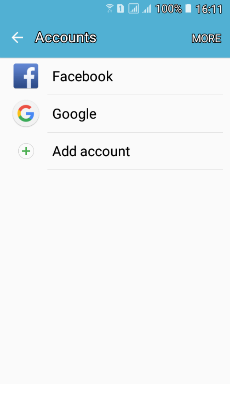 به حساب Google Android بروید