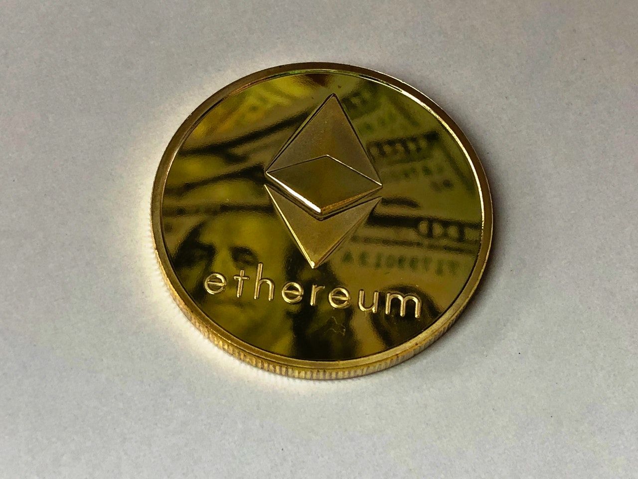 Stock image photo of altcoin Ethereum