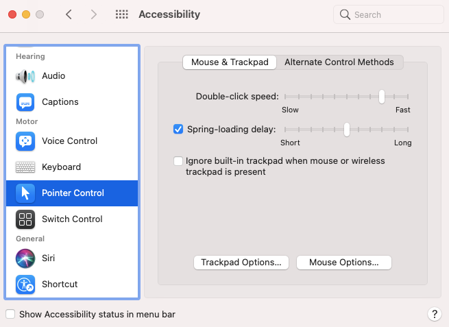 mac trackpad gestures not working after wate