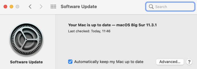 update macos