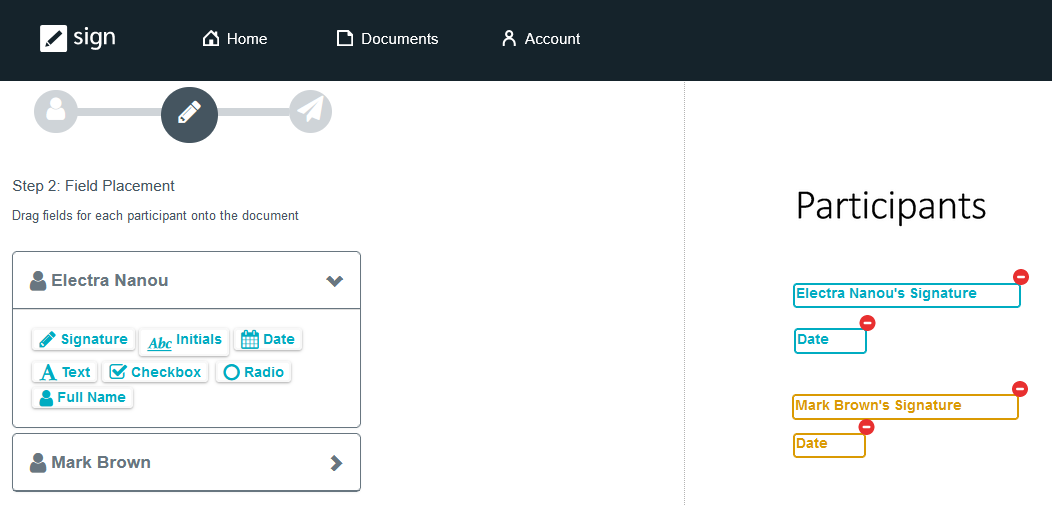 So unterschreiben Sie ein Dokument online - formstack sign field placement