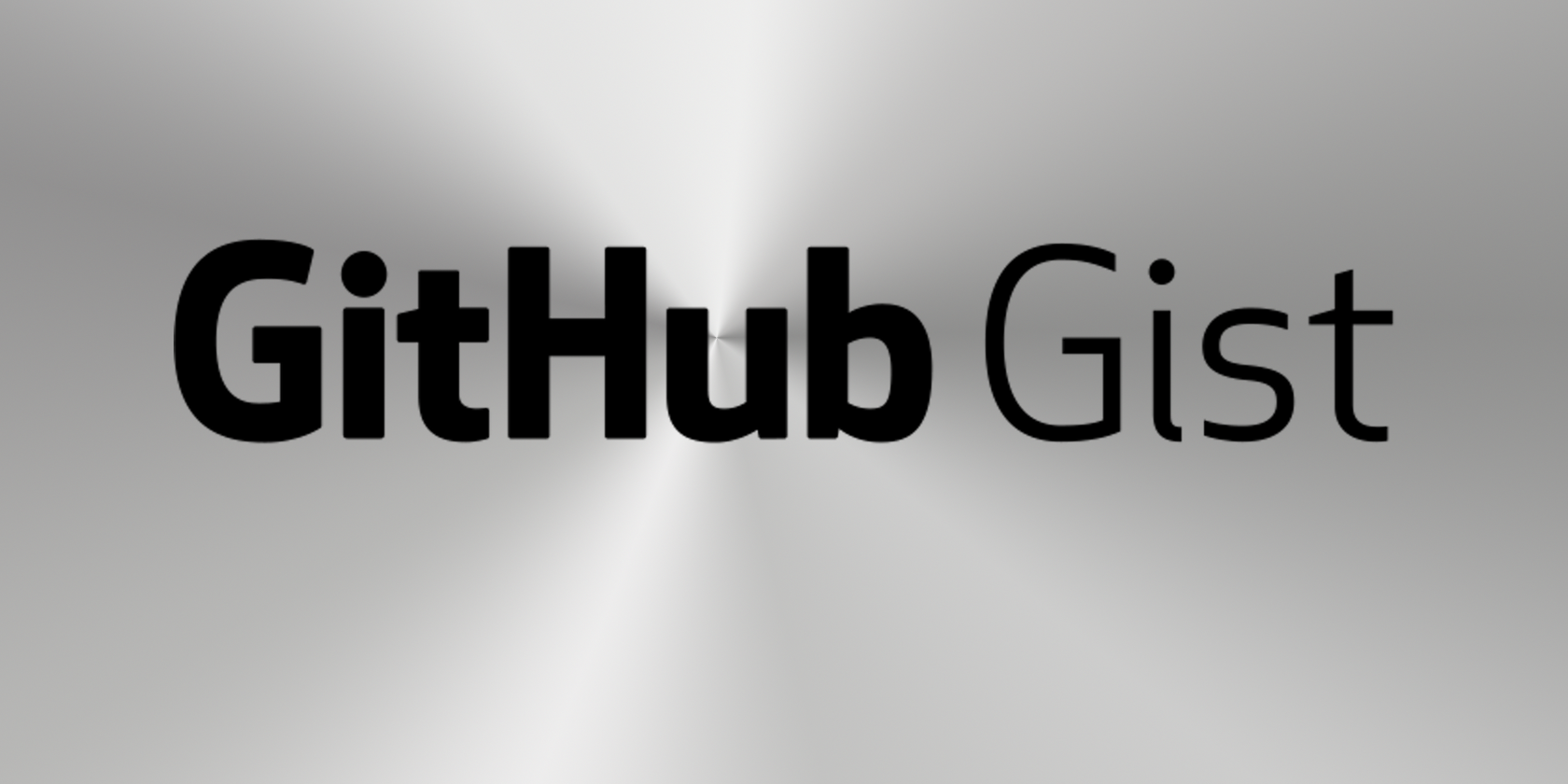 The GitHub Gist logo on a gradient background