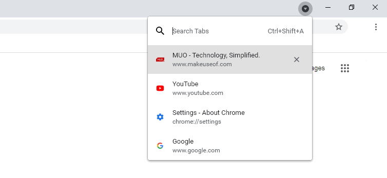google chrome search tabs - 7 Funzionalità convincenti di Google Chrome 90 che cambiano in meglio la tua navigazione