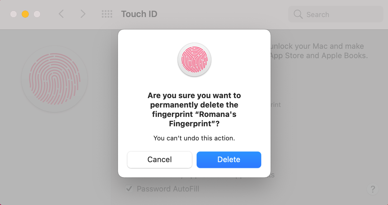 how to delete fingerprint on mac - Come configurare e utilizzare Touch ID sul tuo Mac