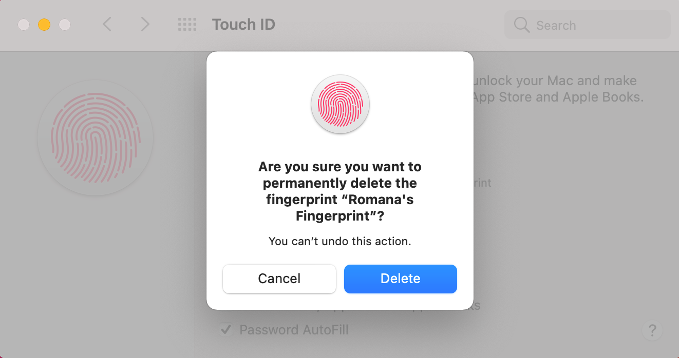 So richten Sie Touch ID auf Ihrem Mac ein und verwenden sie - how to delete fingerprint on mac