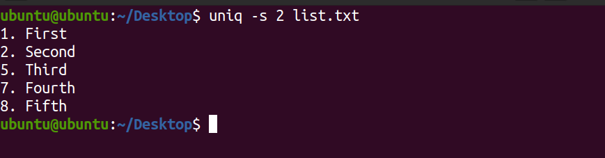 So finden Sie doppelte Daten in einer Linux-Textdatei Mit uniq - list remove characters