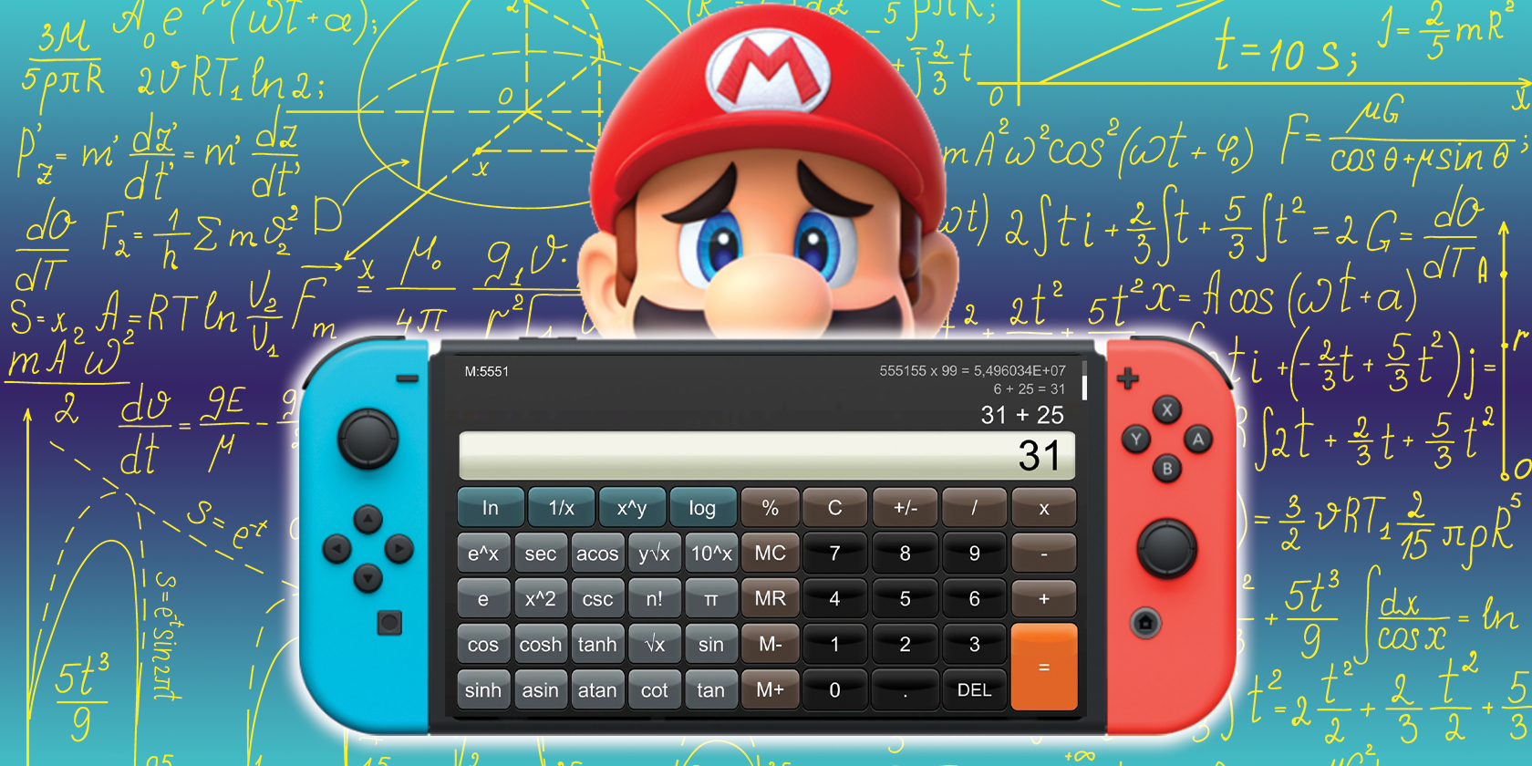 The Nintendo Switch Now Has a Calculator App (But It Isn't Cheap)