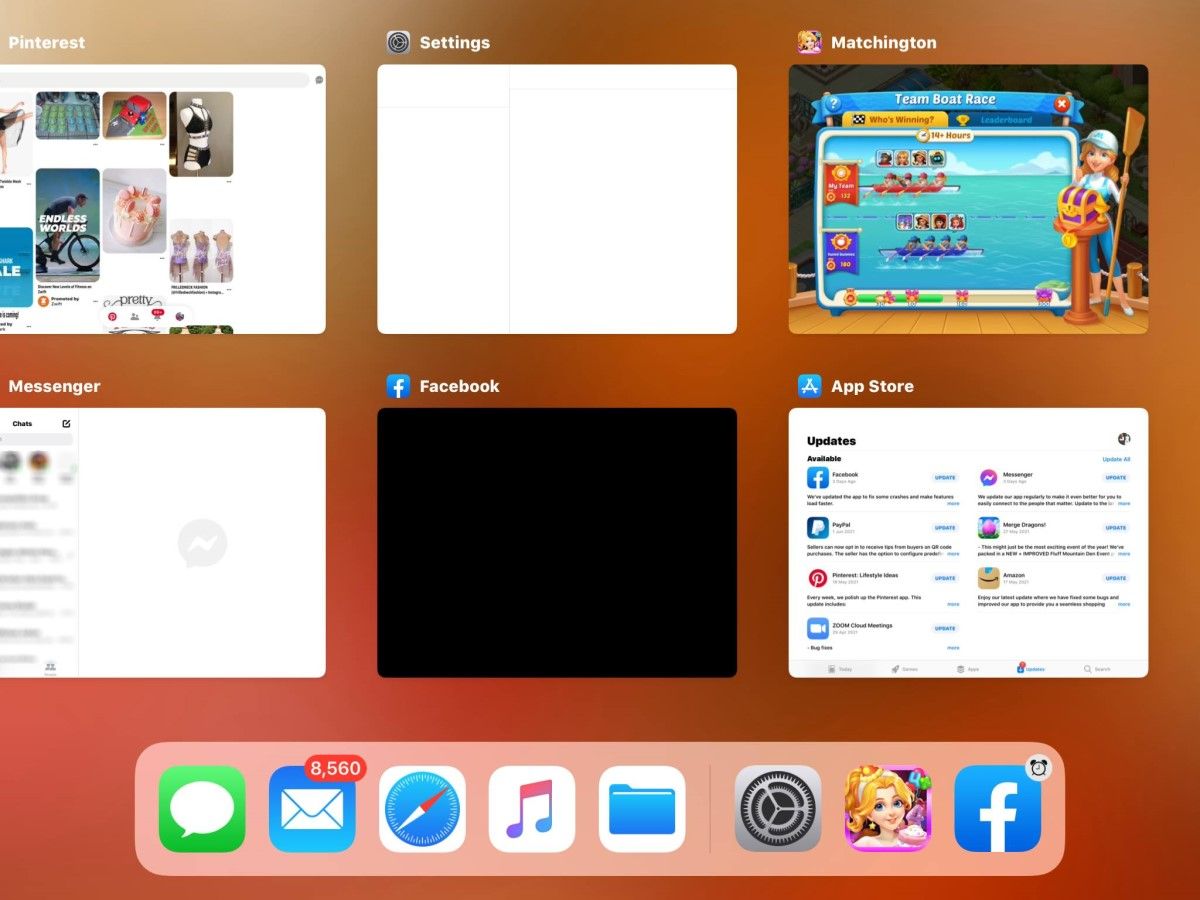 Close iPad apps to improve responsiveness