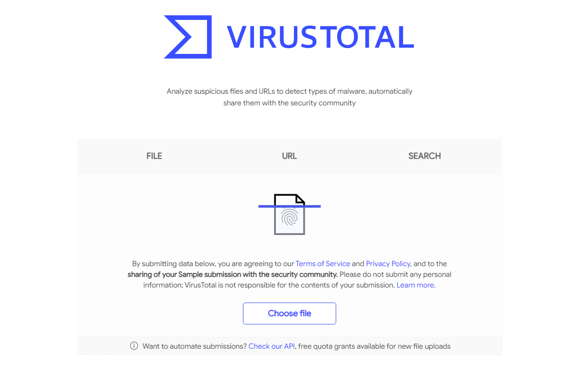 muo security link check virustotal - 7 siti rapidi che ti consentono di verificare se un collegamento è sicuro