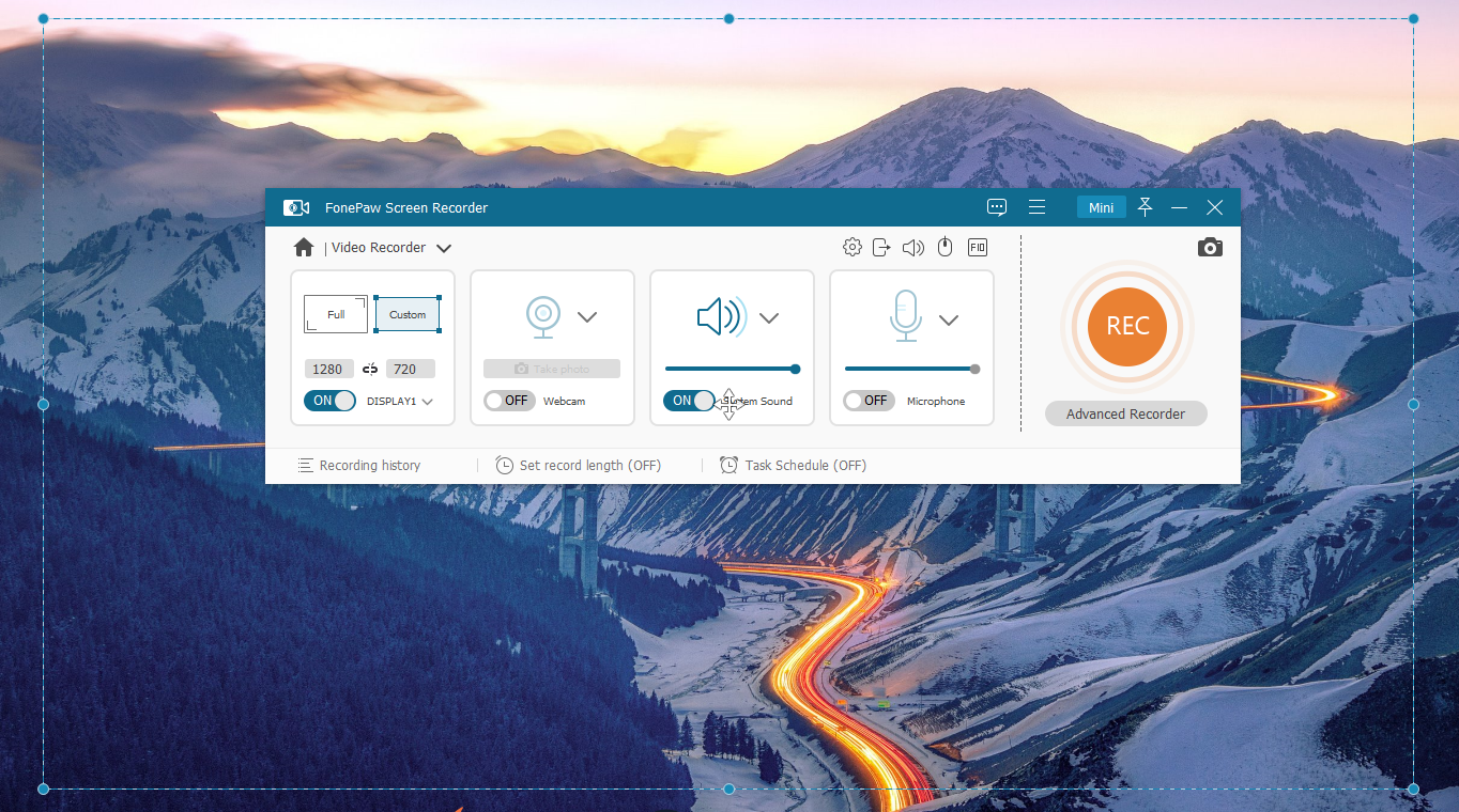 So zeichnen Sie Ihren Desktop mit FonePaw auf - muo spon fonepaw screenrecord section