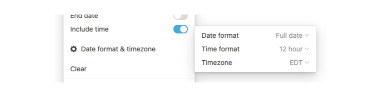 Ein Leitfaden für Anfänger zur Verwendung von Datenbankeigenschaften in Notion - notion format date