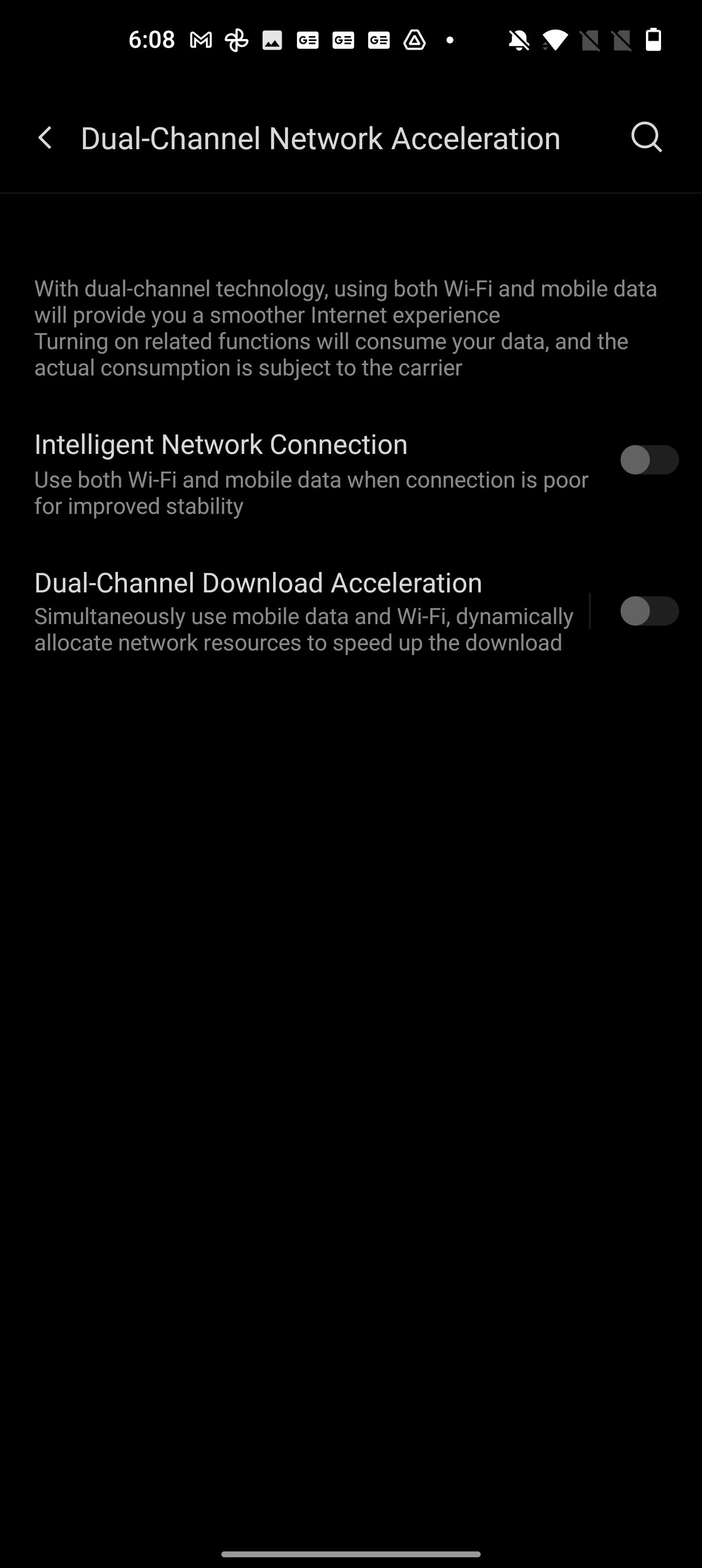OnePlus 9 Dual Channel Acceleration
