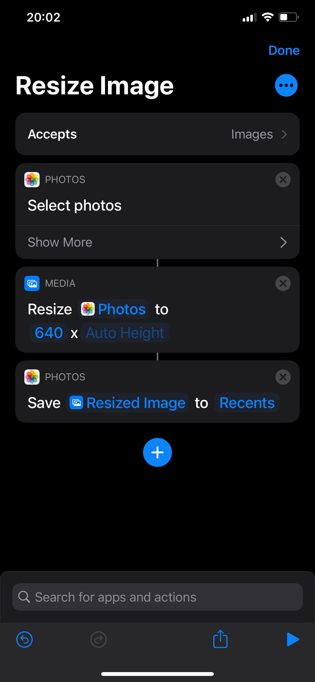 The iPhone shortcut that lets you quickly resize images