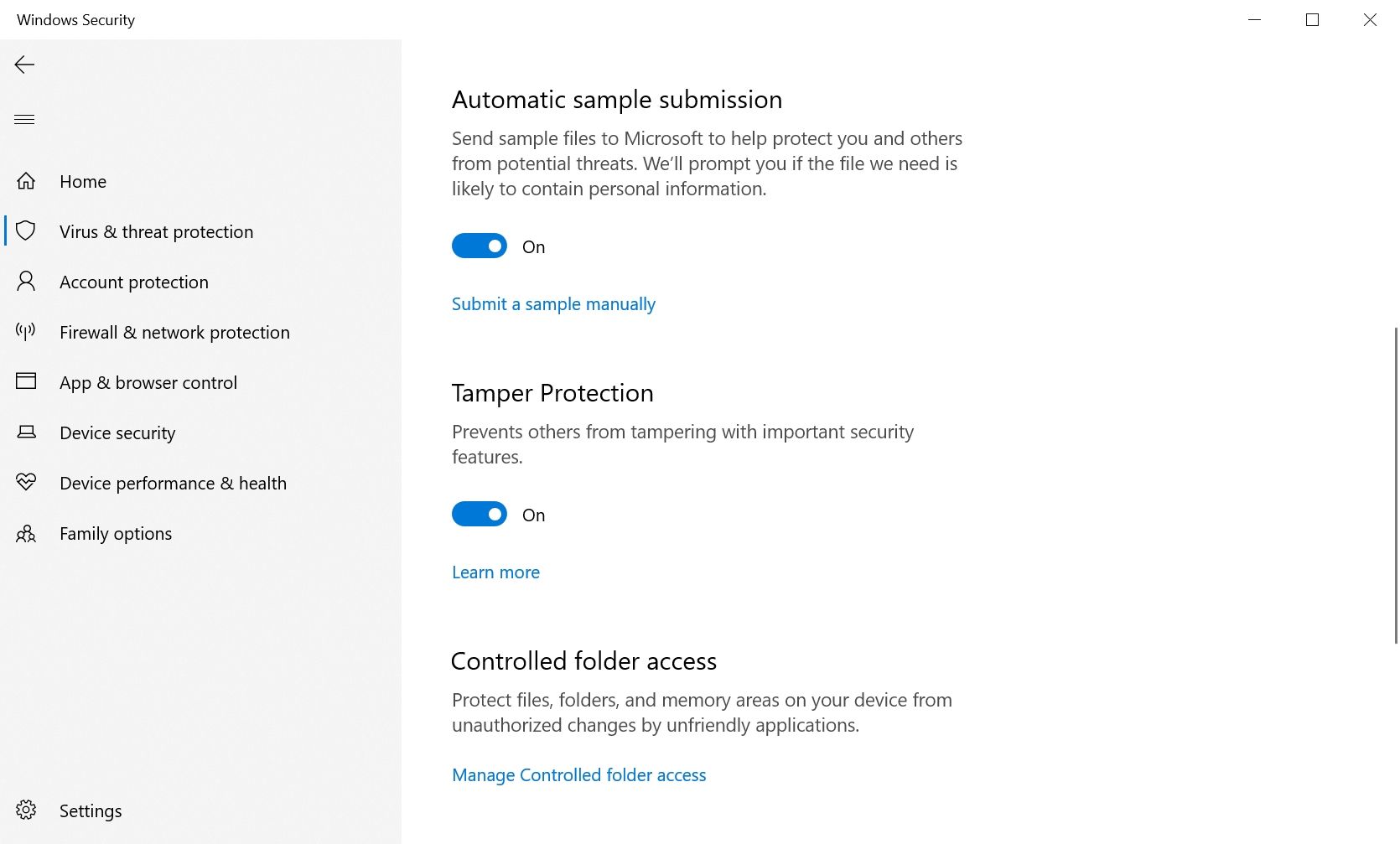 tamper protection windows defender - Come riconfigurare Windows Defender per proteggere meglio il tuo computer