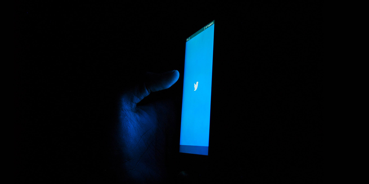 Using Twitter in the dark
