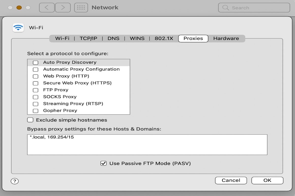 web proxy setup on chrome