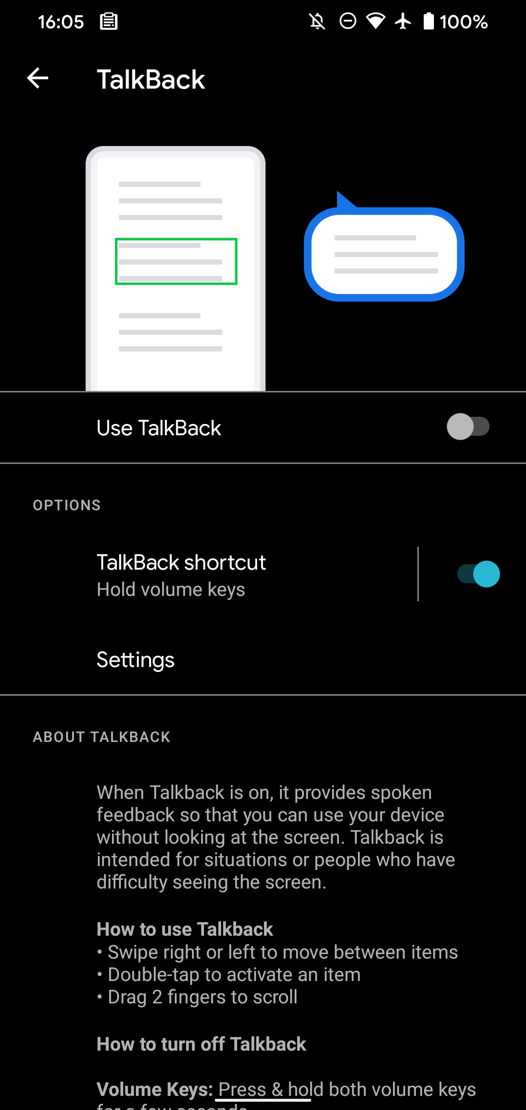 Android TalkBack