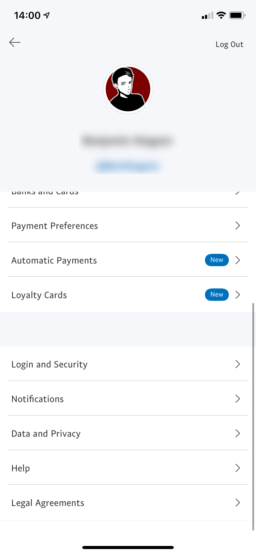 PayPal iOS Options
