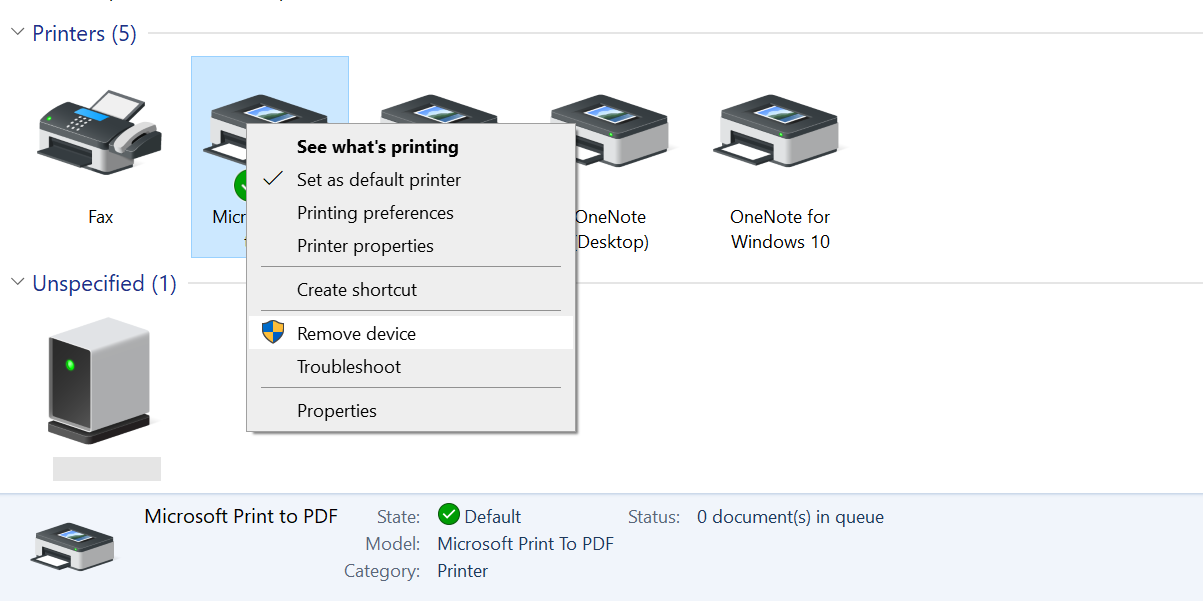 cara mengatasi a test page has been sent to your printer