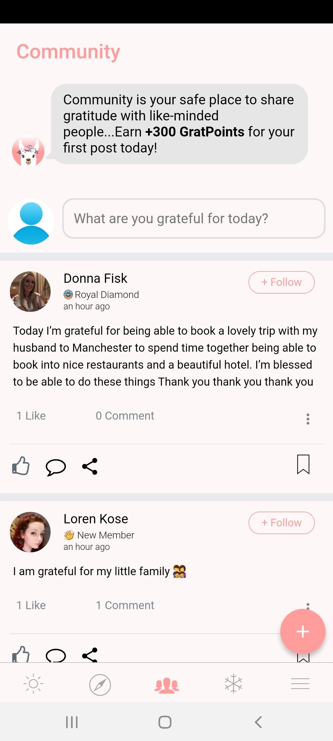365 Gratitude app community forum