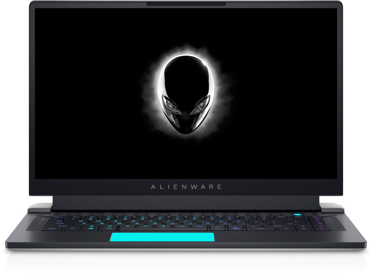 Alienware x15 laptop open