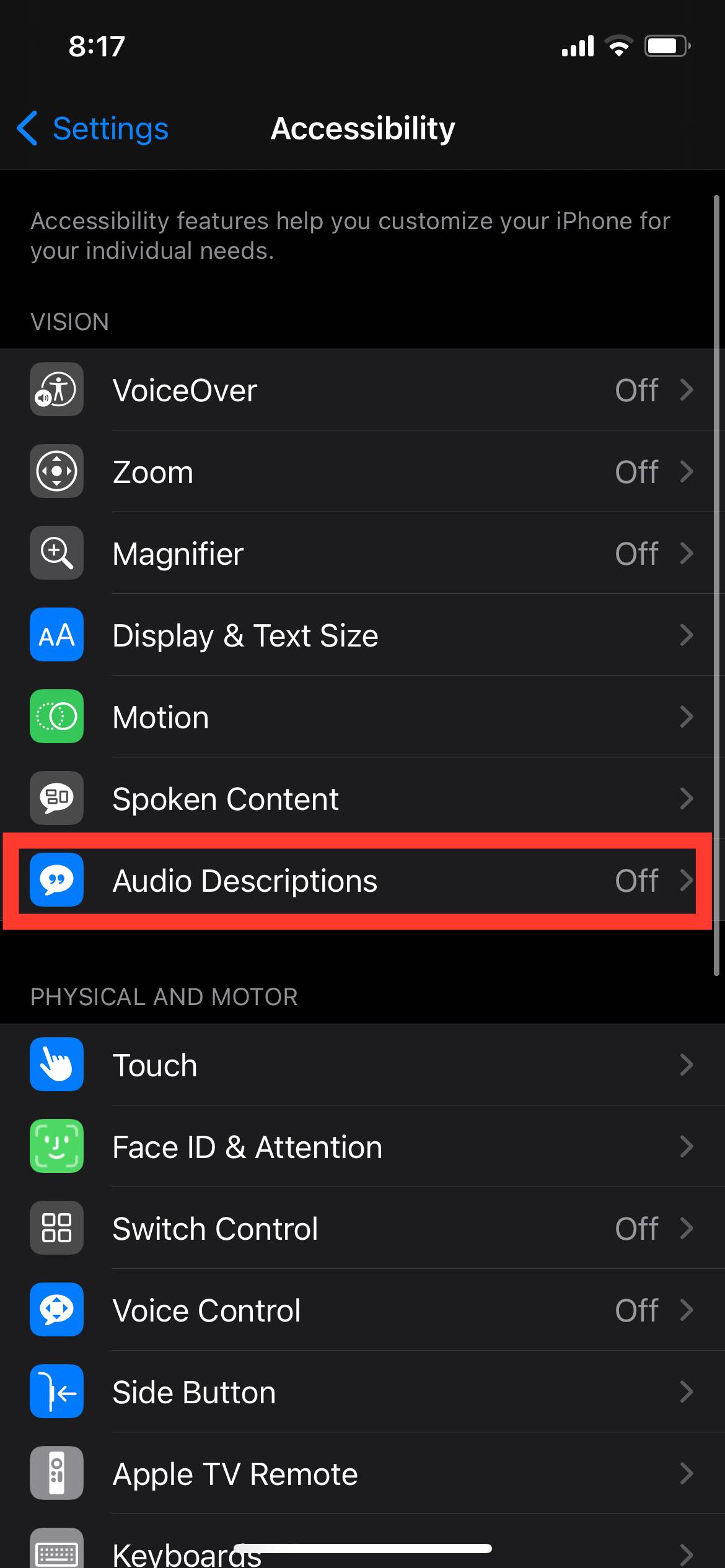 How To Use Subtitles Captions And Audio Descriptions In The Apple Tv App