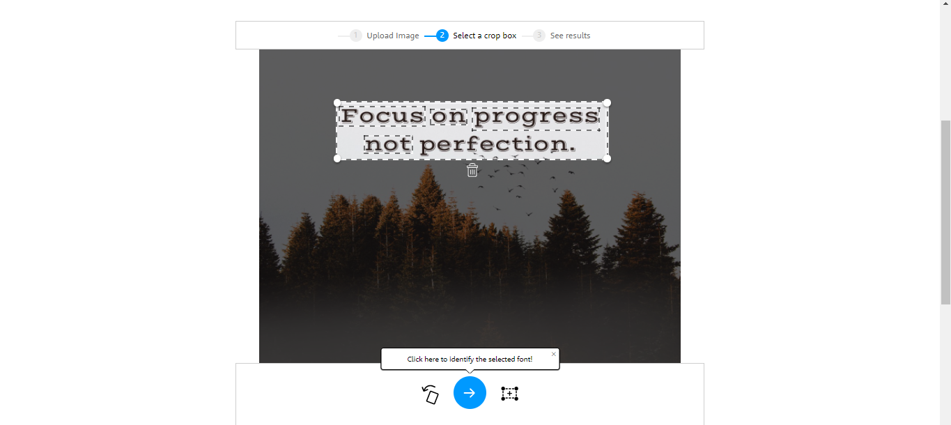 lägga till en bild till WhatTheFont