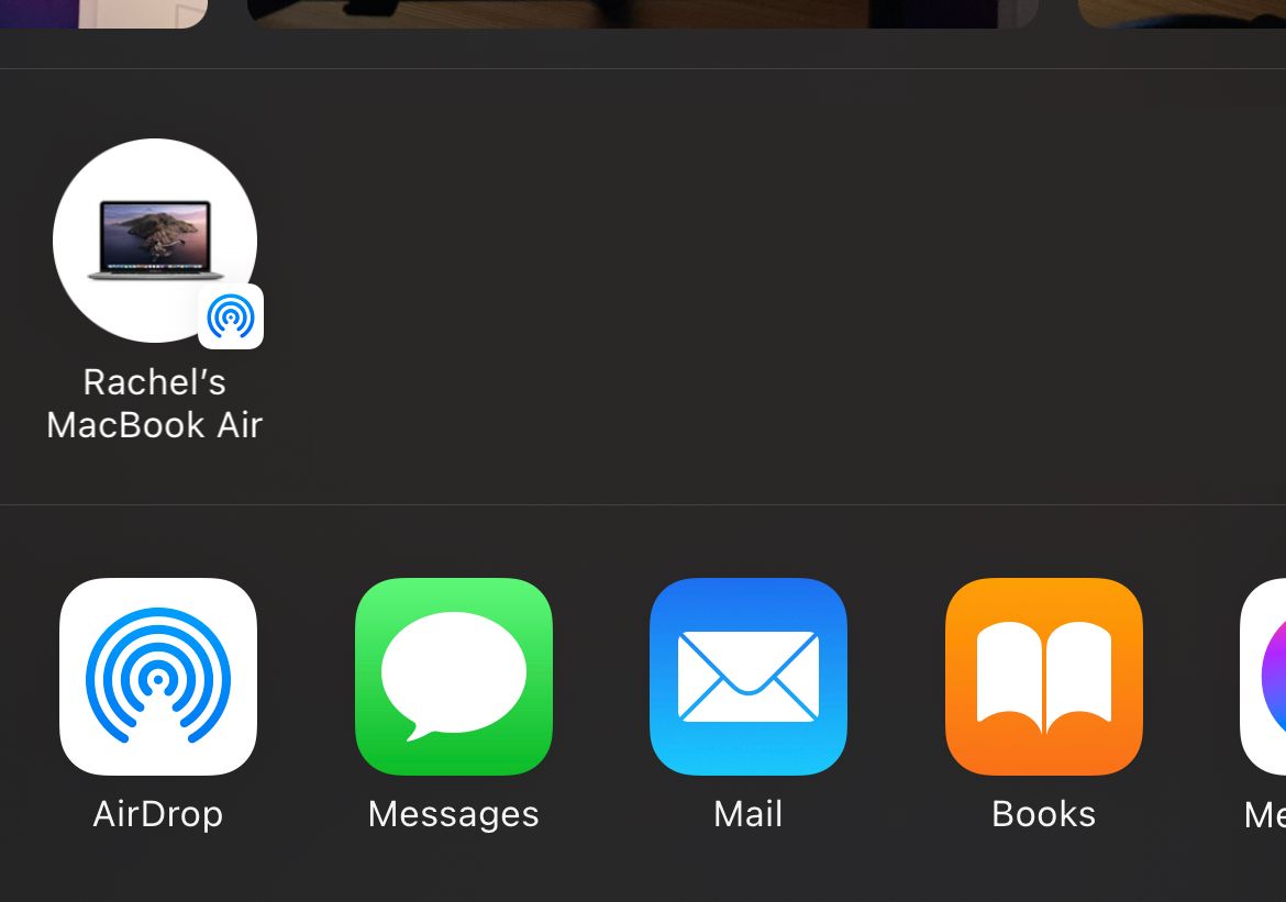 AirDrop from iPhone Detecting Mac