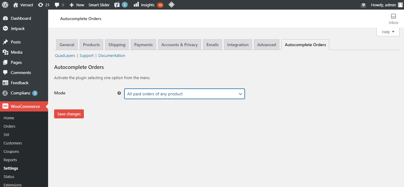 Changing Plugin Settings In WordPress Dashboard