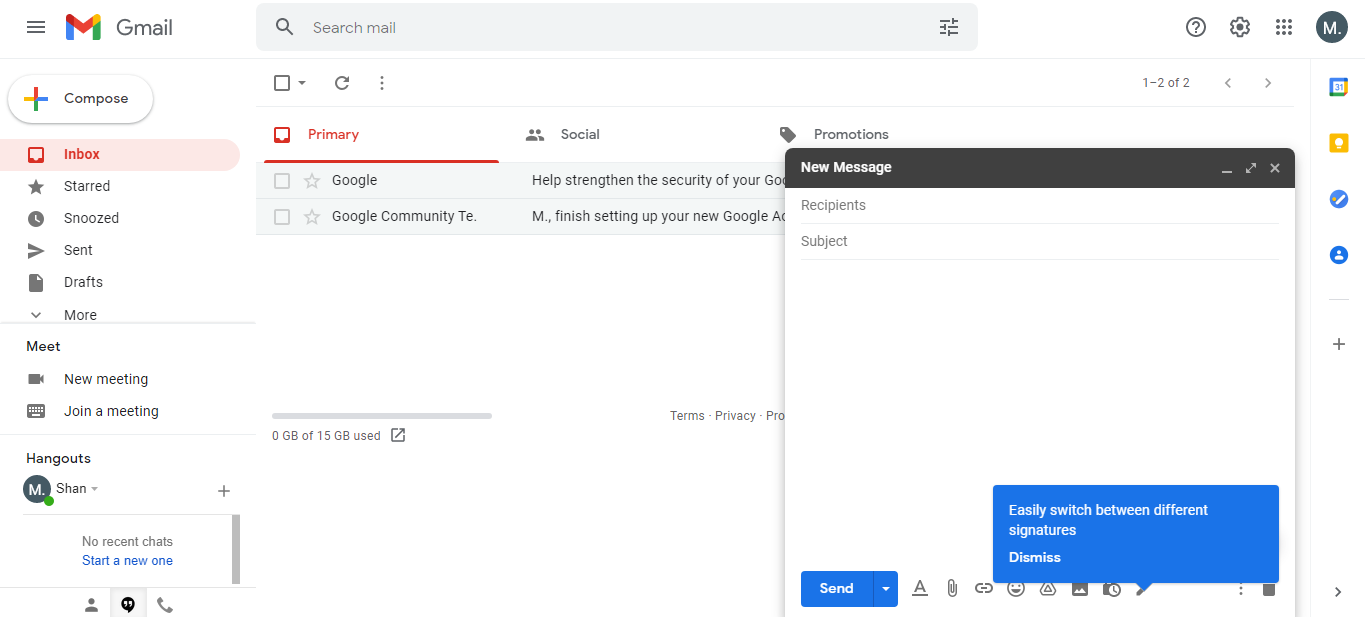Composing A New Message In Gmail - Come controllare le email di spam in Gmail con modelli e filtri