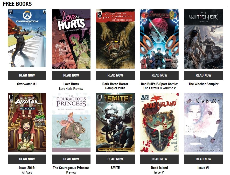 Dark Horse - I 10 modi migliori per leggere fumetti online gratuitamente