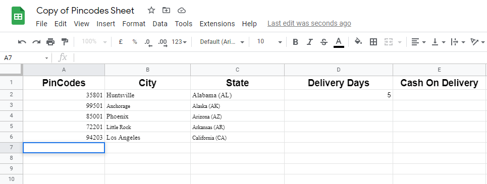 Demonstration Of How To Add Details In Google Sheet