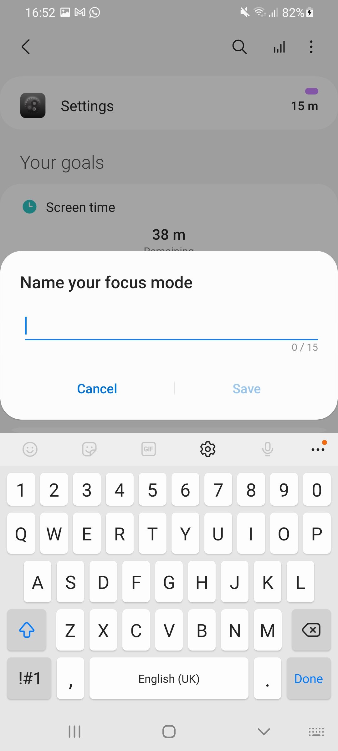 Name Your Focus Mode