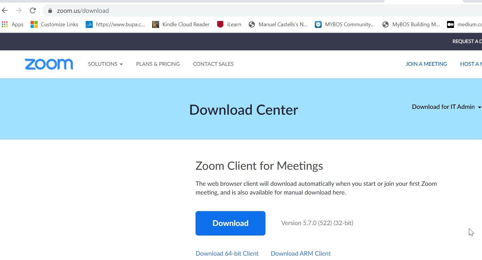 download zoom meetings for windows