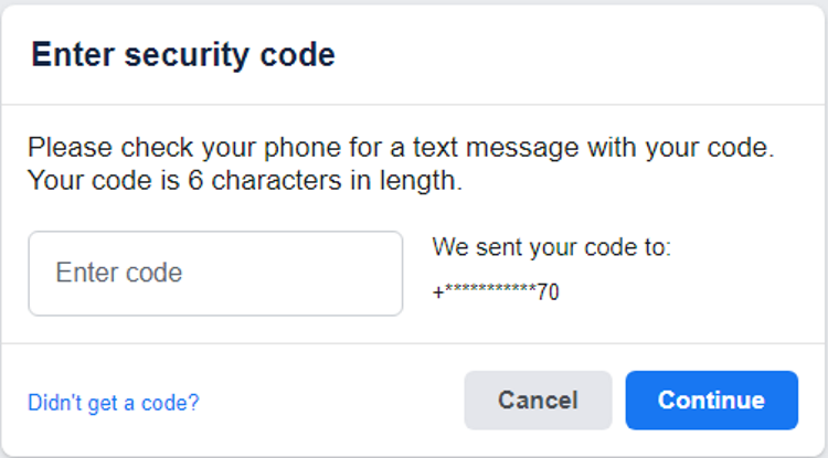 Facebook enter security code - Hai dimenticato la password di Facebook? Ecco come resettarla