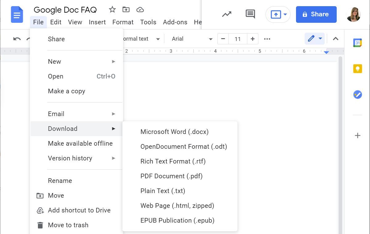 Download Google Docs