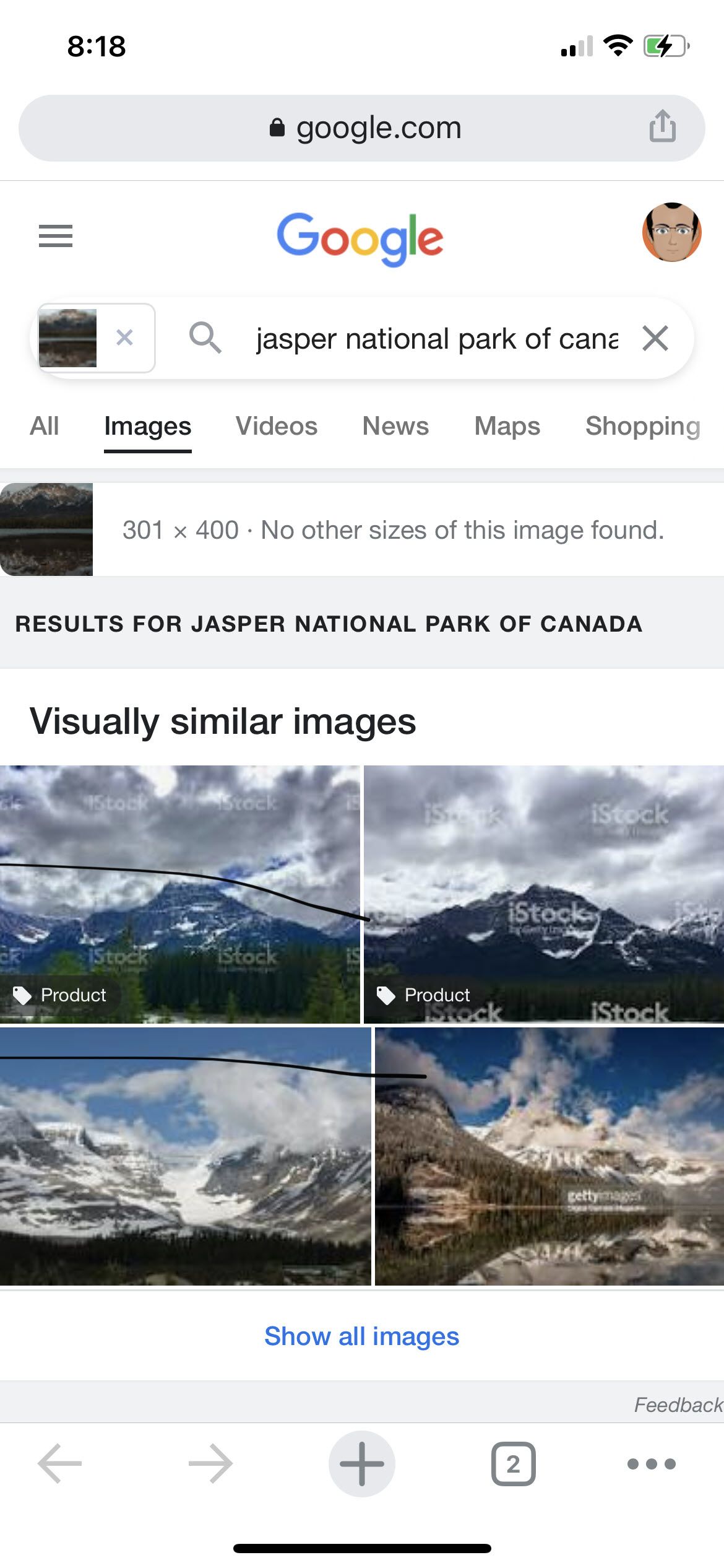 Reverse Image Search on Chrome mobile