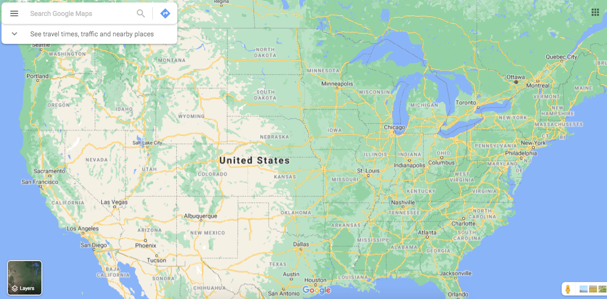 Google Maps - I migliori siti web e risorse online per i viaggiatori in furgone
