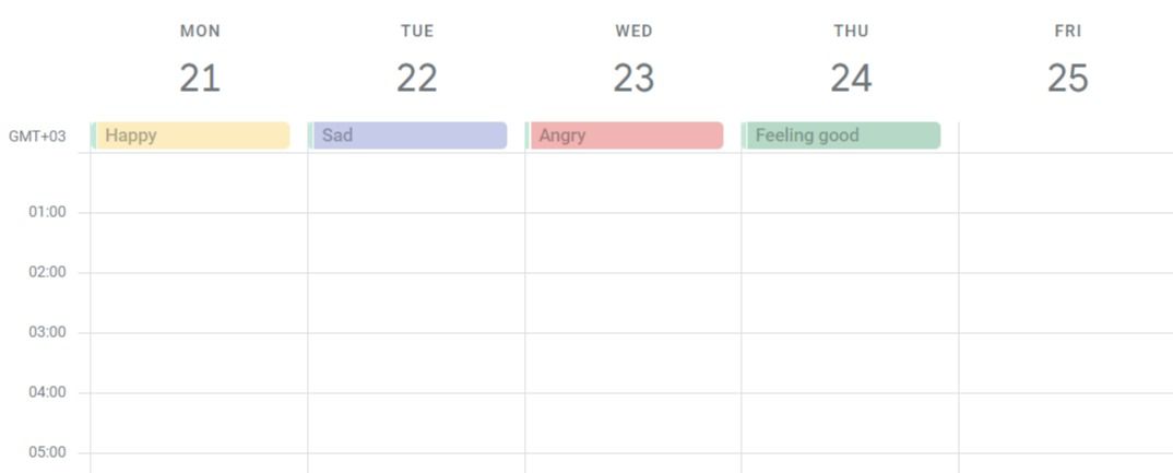 Color-code events in Google Calendar