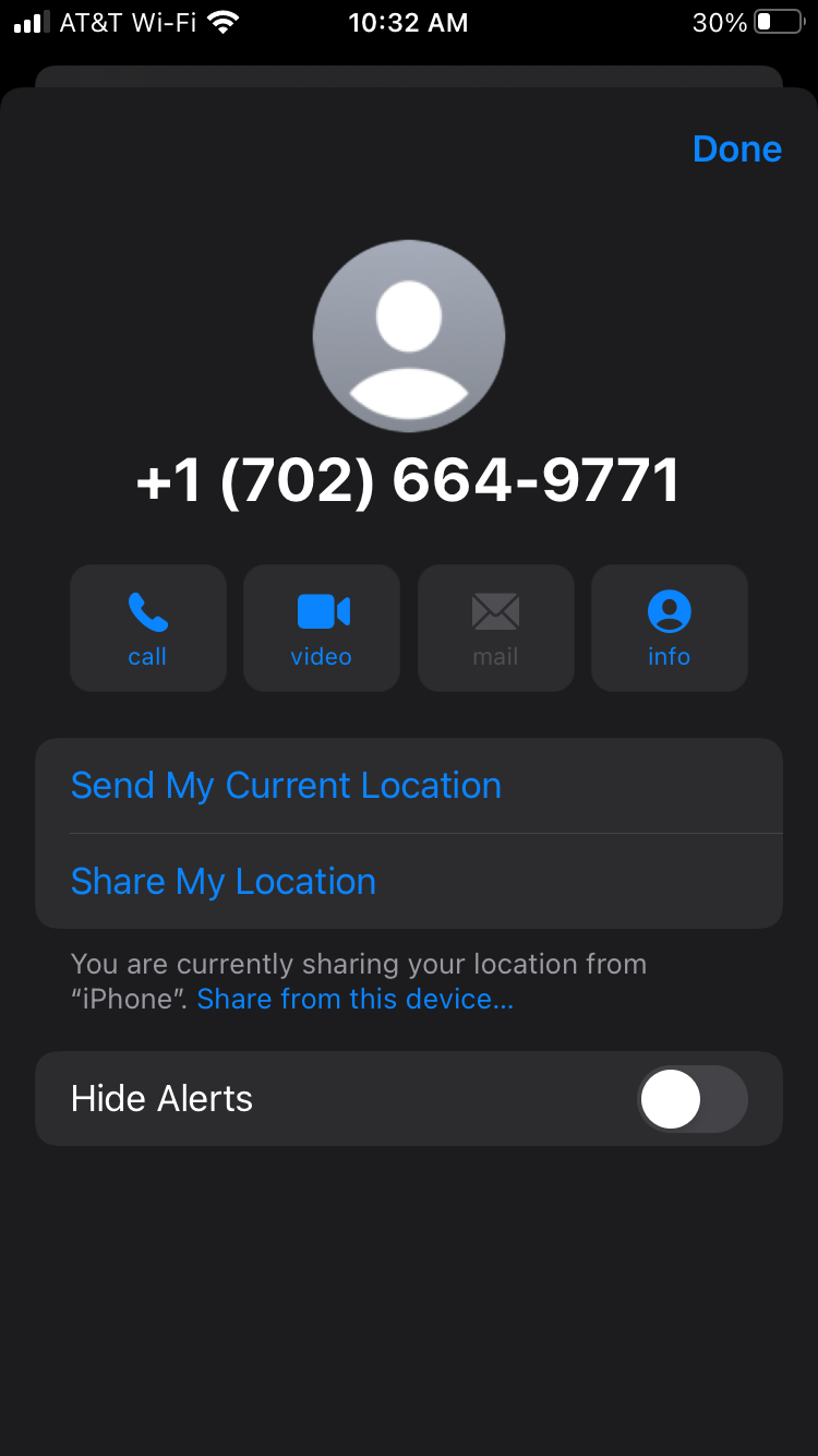 Blocking an unknown number in iPhone
